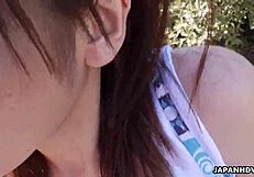 Naoh Koizumi's Bushy Pussy Rides Uncensored On Farm Cock