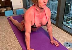 Hey let's flow through bikini yoga together