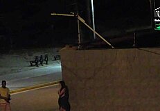 African Couple Caught Naked on Beach Security Cam Full Vid