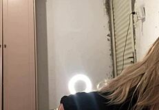 Wife Leaves Me POUNDING Petite STEPDATUGHTER's Tight ASS with Sex Toy Doll