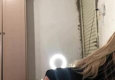 Wife Leaves Me POUNDING Petite STEPDATUGHTER's Tight ASS with Sex Toy Doll