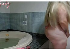 Beautiful Brunette Nympho Perky Ass Smooth Pussy Nerdy Face Massage Craving