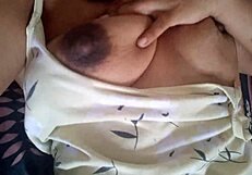 hot latina milf wakes with hard nipples wet pussy fingers to quick orgasm