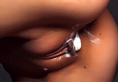 TWICE CREAMPIE WIFE'S BEAUTIFUL PUSSY WHIPPED AIRY CREAM