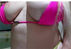Beautiful Brunette Nympho Perky Ass Smooth Pussy Nerdy Face Massage Craving