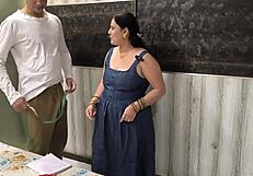 damn, this chubby milf's dress gets fucked off for free stitching!!