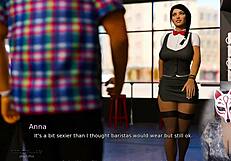 anna's big tits milf skirt upskirt throbs with sexy affection
