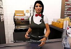 anna's big tits milf skirt upskirt throbs with sexy affection