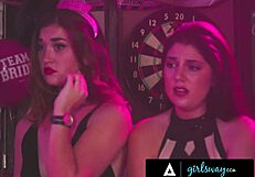 Shocked Bridesmaids Stare as Wild Bride Charlotte Stokely Fucks Stripper at Bachelorette Party