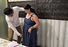 damn, this chubby milf's dress gets fucked off for free stitching!!