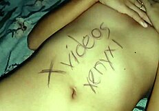 Super Young Gf's Dripping Milky Pussy Closeup