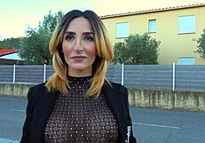 soraya coquine's huge tits bounce on monster cock in interracial fantasy