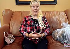 blonde nikki j fingers pussy sucks cock then takes hard banging