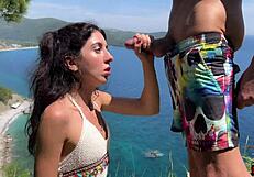 dude in mountains, flash that huge cock so this skinny teen babe can suck and make you cum pov?