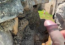 dude in mountains, flash that huge cock so this skinny teen babe can suck and make you cum pov?