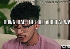 Gilf Stepmom's Huge Boobs Bounce as She Fucks Two Young 18+ Stepsons