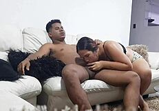Taboo colombian sisters suck big cock in homemade pov