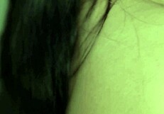 busty indonesian teen in lingerie masturbates juicy ass before party