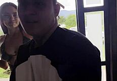 skinny latina teen pounded doggystyle cowgirl by boyfriend's friend deepthroat cum in mouth