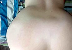 Huge Cock Slams Bent-Over Curvy Argentinian Blonde's Big Ass And Pussy Hardcore Style