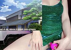 frustrated milf sneaks bathroom creampie fucks from strangers in hentai natsuzuma 2