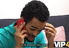 Pregnant horny bitch fucks wildly before pathetic husband!