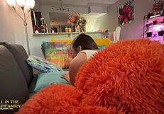 Truth or Dare! Big Booty Stepsister Adriana Maya Deepthroats Black Cock