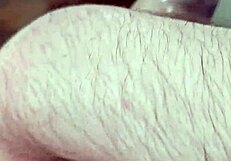 closeup footage of my thick veiny erect penis throbbing hard