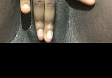 wanna see this black amateur huge ass pussy drip wet in solo creampie masturbation orgasm?