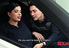 Horny Police Layla's Big Tits Get Sucked in Bold Blowjob Action