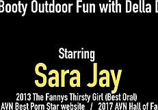 Damn, Sara Jay's big tits and ass make me finger and lick nonstop!