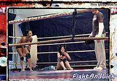 watch these european lezzies wrestle naked in wild amateur catfight!!