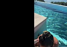 exotic gf deepthroat public bj moans at infinity pool costa rica pov.