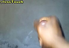 Just a Taste of Oiled Skinny Pornstar's Monster Cock Cumshot - Want More?!