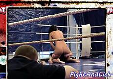 watch these european lezzies wrestle naked in wild amateur catfight!!