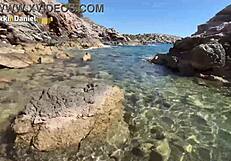 Sexy Blonde's Gorgeous Ass Leads to Lagoon Passionate Sex