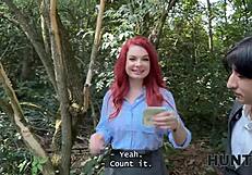 hunt4k. slutty redhead olivia lures producer with perfect tits body for public pickup sex