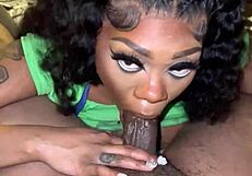 Mario or Luigi who claims her sloppy ebony pussy ride first?