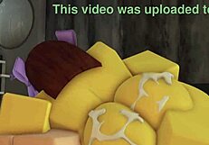 Whoa, noob slut bikini babe pounded deep by femboy shemale cock!