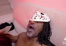black dude's huge dick slams fresh 18yo pussy then pounds ass hard ph philips clarkes boutaine