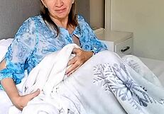 Morning holiday tease busty mature mommy rips clothes for narrow ass pounding?