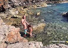Sexy Blonde's Gorgeous Ass Leads to Lagoon Passionate Sex