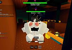 Two Cute Bitches' Big Tits Tempt in Roblox!