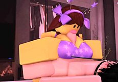 Whoa, noob slut bikini babe pounded deep by femboy shemale cock!