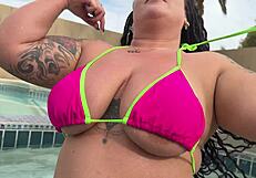 step-mom busty boston with big natural tits interrupts game day to suck and ride teen's huge cock cowgirl bbw curvy mature slut style