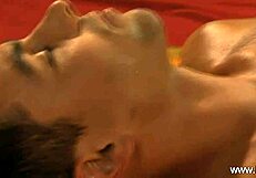 Dude this couple's handjob massage hits the cock just right for total relax