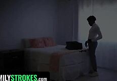 zack's hot for hannah so ryan gives rough interracial sex ed with bbc riding