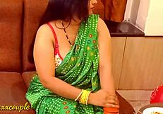 Desi Bhabhi Bent Over Hotel Room for Rough Doggystyle Pounding