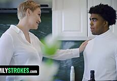 zack's hot for hannah so ryan gives rough interracial sex ed with bbc riding