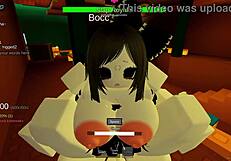 Two Cute Bitches' Big Tits Tempt in Roblox!